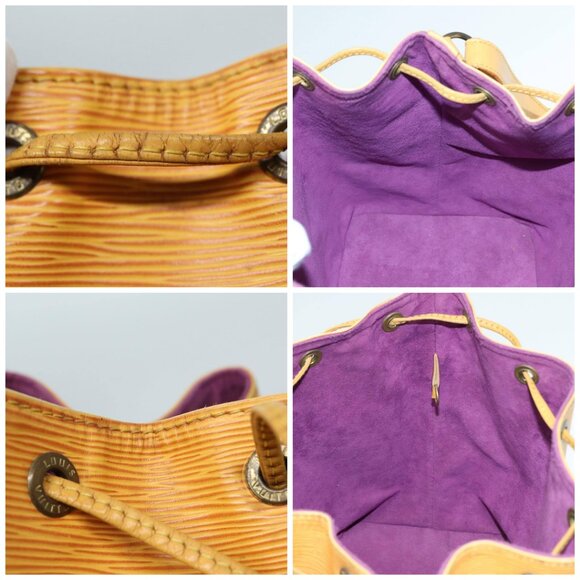 LOUIS VUITTON Epi Petit Noe Shoulder Bag Yellow - Picture 15 of 16